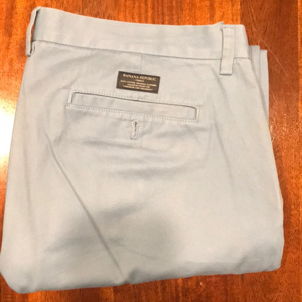 Banana Republic baby blue chinos